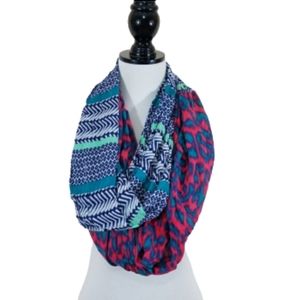 Women's big fun colorful lightweight infinity scarf